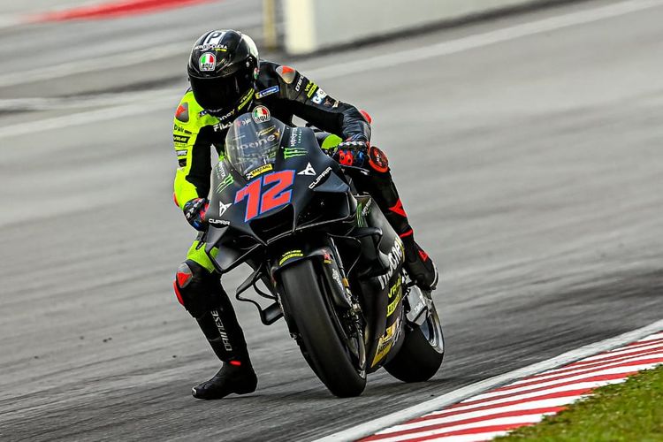 Marco Bezzecchi saat shakedown test di Sepang