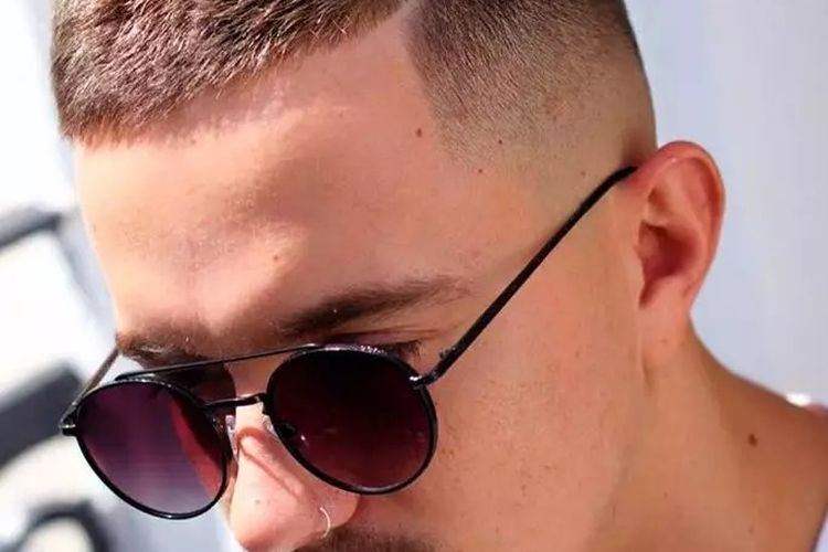 Military high and tight haircut