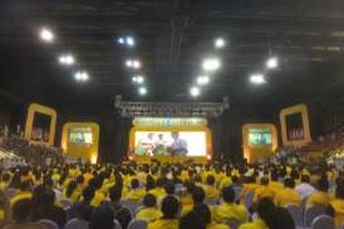 Rapimnas Golkar, di Istora Senayan, Jakarta, Kamis (28/7/2016). 