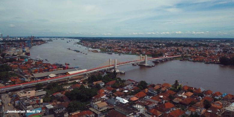 Jembatan Musi IV di Kota Palembang.