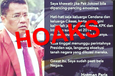[HOAKS] Pernyataan Hotman Paris soal Ancaman Presiden Jokowi ke Keluarga Cendana dan Cikeas