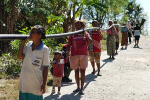 Akhiri Krisis Air, Vinilon Group dan Solar Chapter Alirkan Air Bersih ke Desa Fafinesu NTT