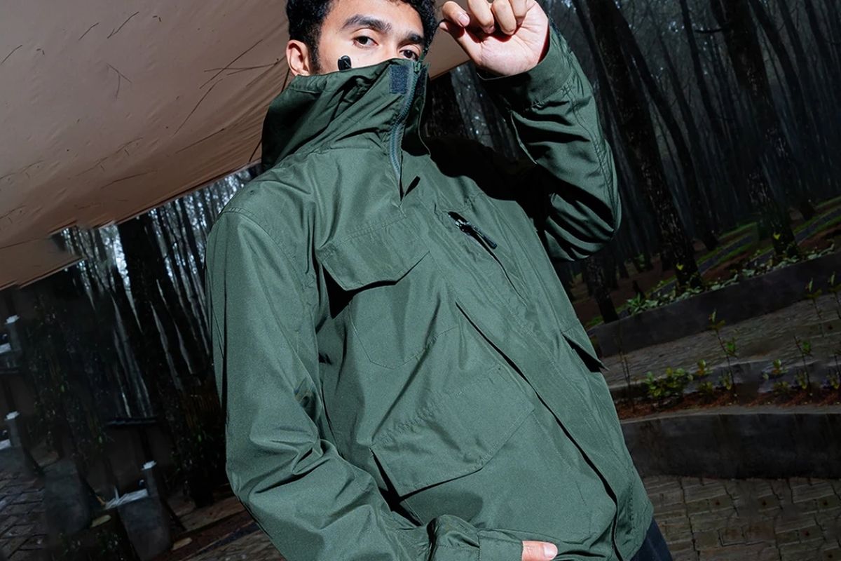 Jaket parasut pria Coop Design