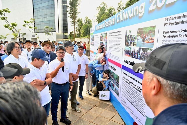 Pertamina berpartisipasi pada acara Festival Ciliwung 2024.