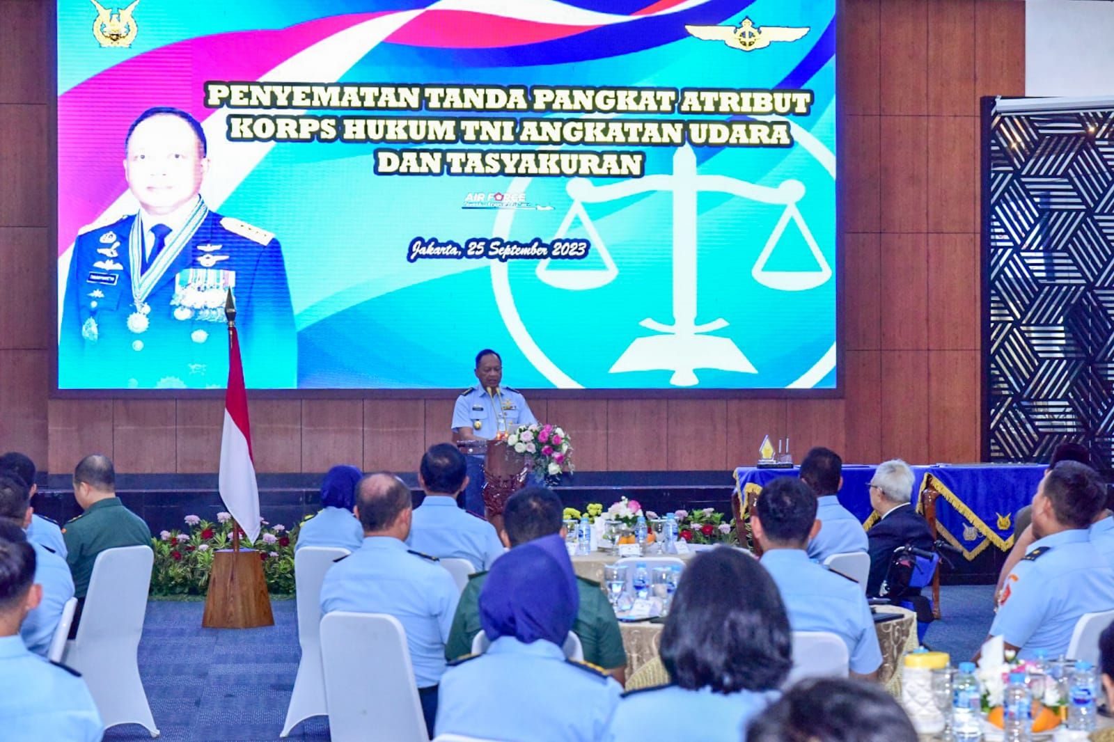 KSAU Fadjar Resmikan Korps Hukum di TNI AU