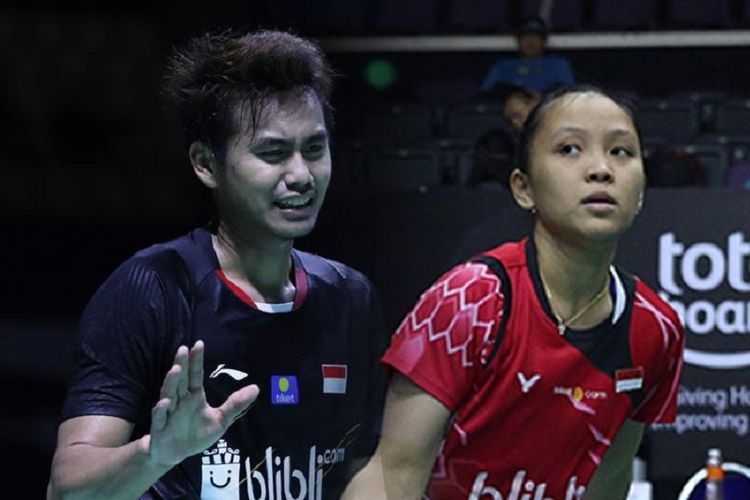 Pasangan ganda campuran Indonesia, Tontowi Ahmad/Liliyana Natsir.