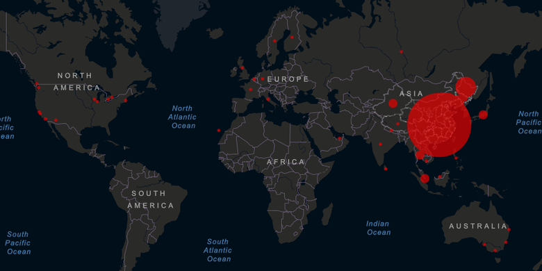 Penyebaran virus corona Wuhan 6 Februari 2020
