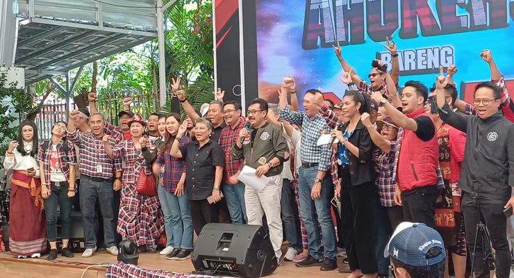 Relawan Ahok Deklarasi Dukung Ganjar-Mahfud