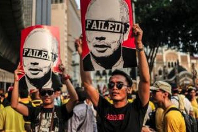 Protes menurut Najib Razak adalah cara yang tak dewasa dalam menyuarakan opini 