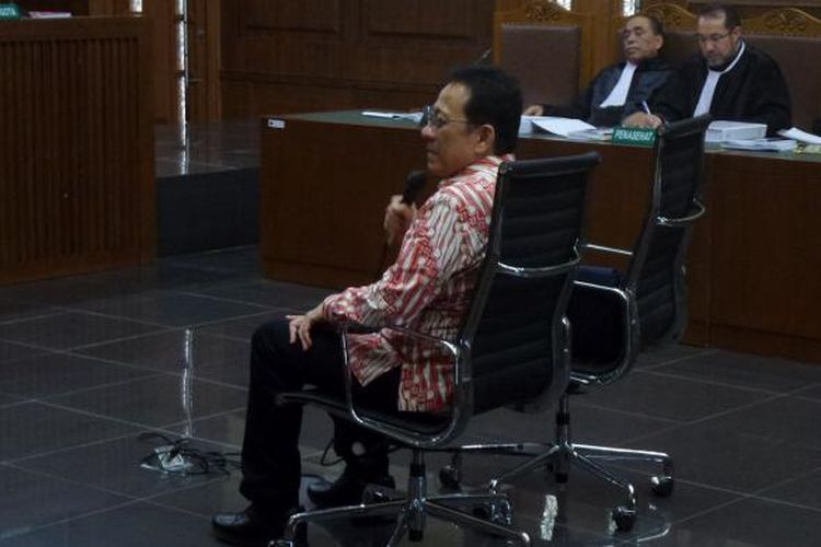 Mantan Ketua Dewan Perwakilan Daerah, Irman Gusman, di Pengadilan Tipikor Jakarta, Rabu (25/1/2017).