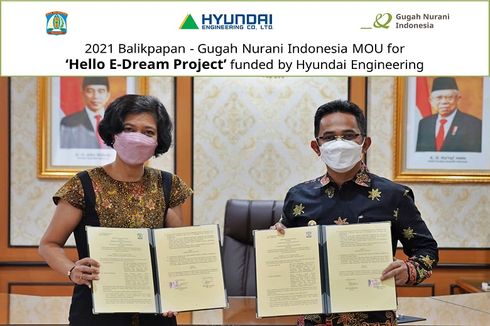 Dukung Pendidikan di Indonesia, Hyundai Engineering Bangun Infrastruktur E-Learning di Balikpapan