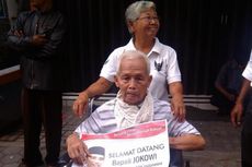 Cerita Kakek 76 Tahun Rela Berpanas-panasan di Atas Kursi Roda demi Jokowi