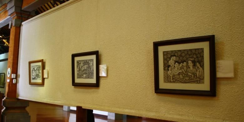 Museum Puri Lukisan, Ubud, Gianyar, Bali. 