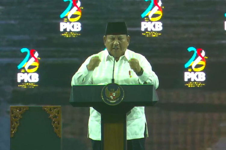 Sanjung Cara PKB Berpolitik, Prabowo: Mungkin Gus Dur Lagi Lihat dari Atas