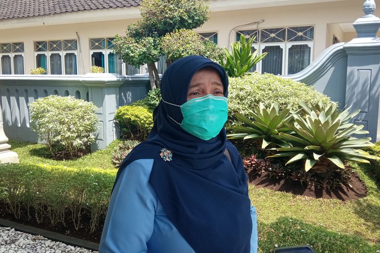 Kadinkes DIY Pembajun Setyaningastutie ditemui di Kompleks Kepatihan Yogyakarta