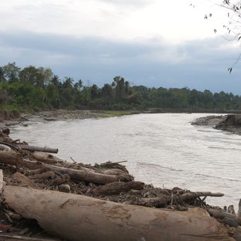 Pasca Banjir Bandang, Tebing Sungai Krueng Tiro Aceh Diperkuat