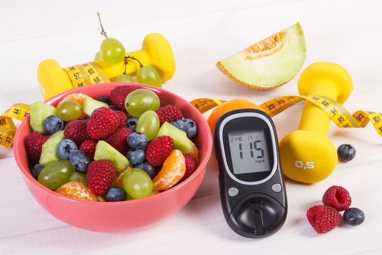 Ilustrasi buah untuk penderita diabetes, buah yang boleh dimakan penderita diabetes. 
