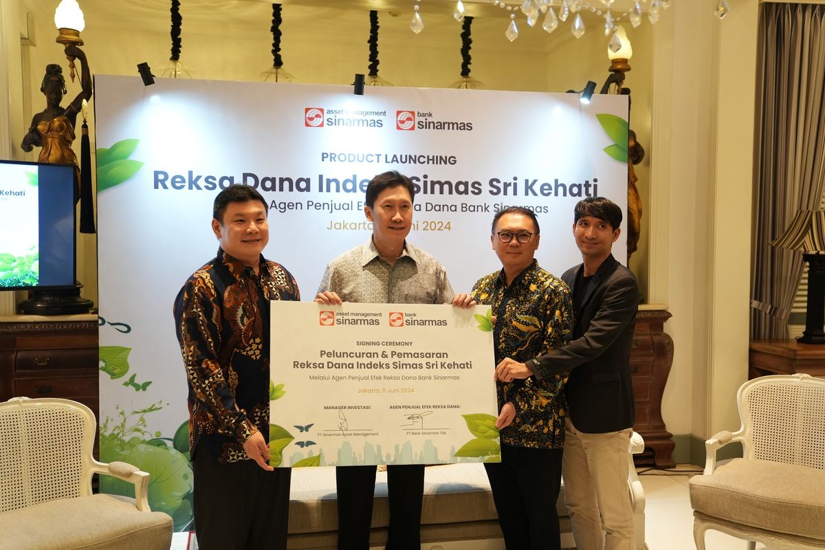 Product Launching Raksa Dana Indeks Simas Sri Kehati, Selasa (11/6/2024).