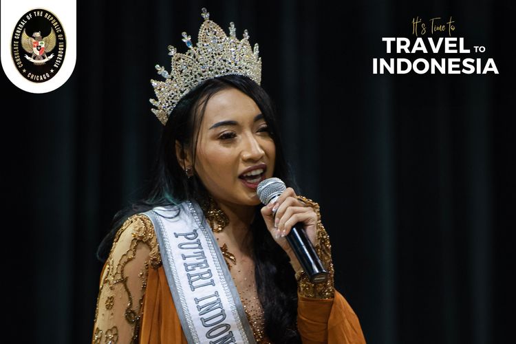 Aksi Putri Indonesia Sumut 2022 Ikut Promosikan Pariwisata Indonesia di CTAS 2023 di Chicago…