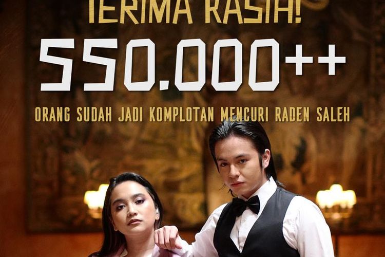  Film Mencuri Raden Saleh meraup 550 ribu penonton dalam 4 hari tayang