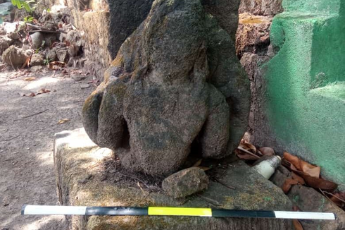Fragmen Arca Durga Ditemukan di Kompleks Pemakaman Klaten, Kondisinya Memprihatinkan