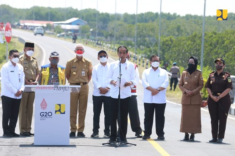 Peresmian Jalan Lingkar Brebes-Tegal oleh Presiden Joko Widodo