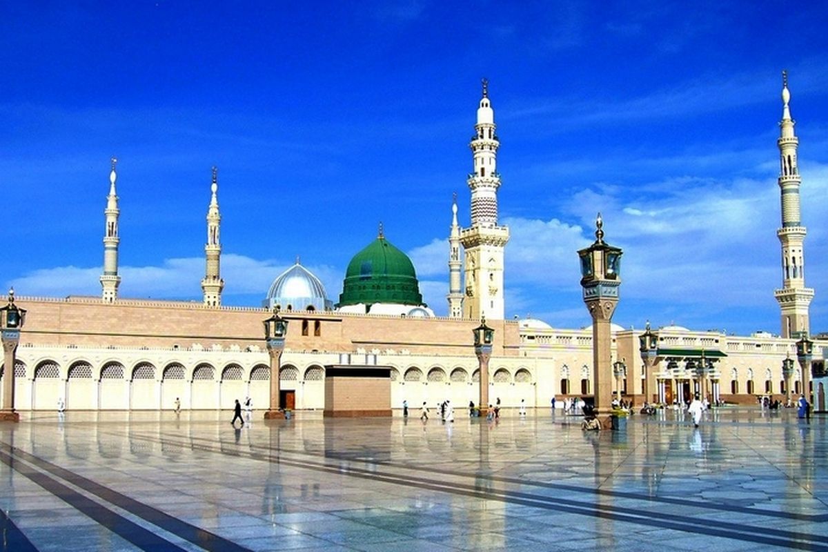 Masjid Nabawi, Madinah, Arab Saudi.