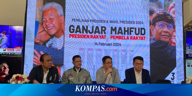 Soal Hasil "Quick Count", TPN Ganjar-Mahfud: Sabar, Jangan Sedih Dulu