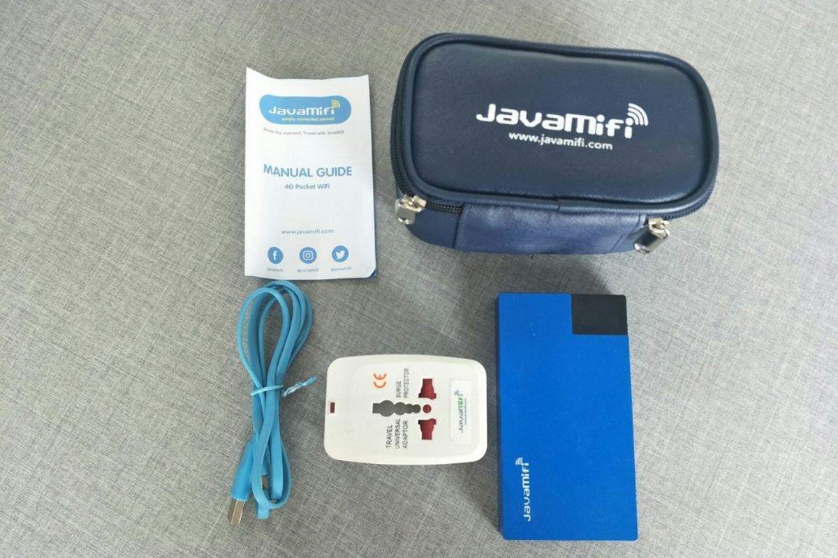 Unit Java Mifi yang digunakan Kompas.com untuk perjalanan dinas ke Australia.