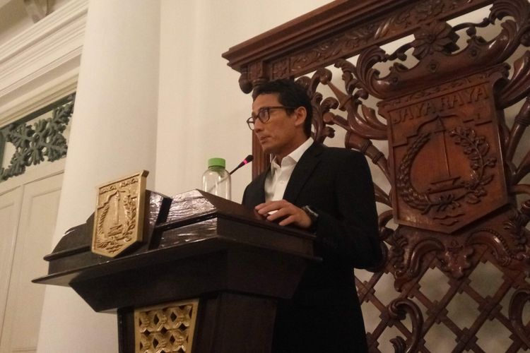 Wakil Gubernur DKI Jakarta Sandiaga Uno