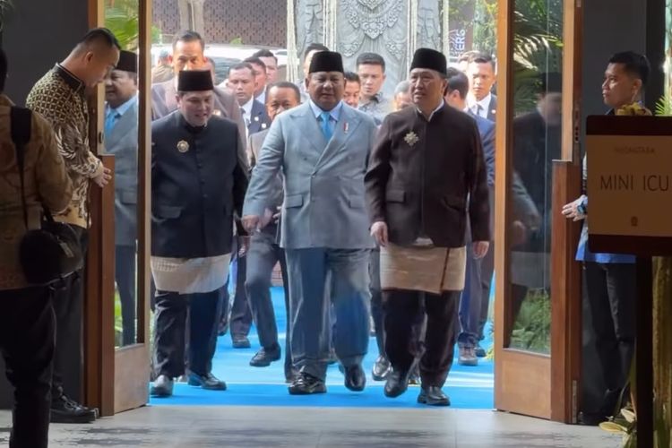 Prabowo dan Jokowi Duduk Sebelahan Saat Hadiri Pernikahan Anak Boy Thohir