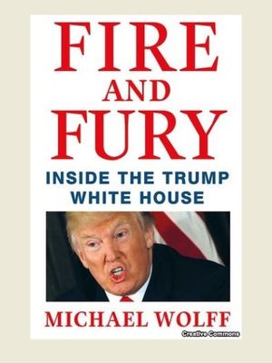 Buku karya Michael Wolff berjudul Fire and Fury: Inside The Trump White House, yang ditampilkan di situs web Amazon, Kamis (4/1/2018). (VOA)