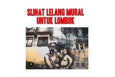 Bantu Korban Gempa Lombok, Seniman Bali Ini Adakan Lelang Mural, Tertarik?