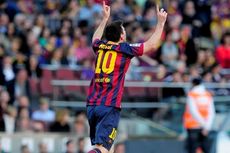 Dua Gol Messi Warnai Kemenangan Barcelona