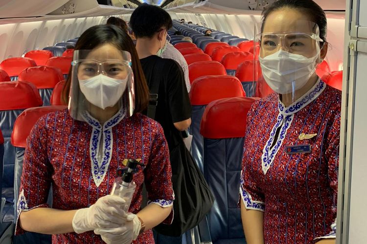 Thai Lion Air beroperasi kembali, Jumat (1/5/2020).