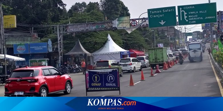 Ganjil Genap di Jalur Puncak Berlaku Akhir Pekan Ini