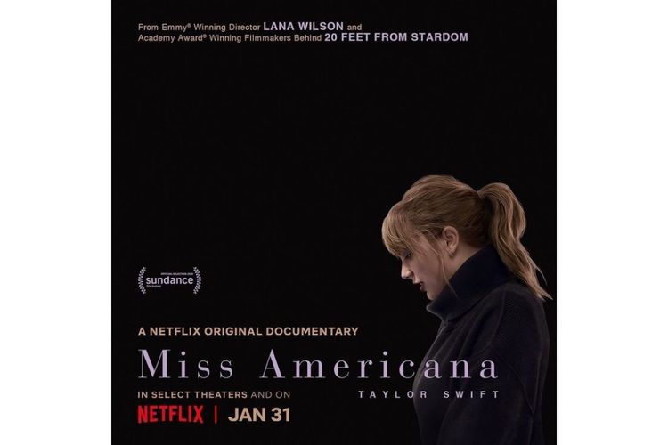 Film dokumenter Netflix tentang Taylor Swift berjudul Miss Americana yang tayang sejak Jumat (31/1/2020).