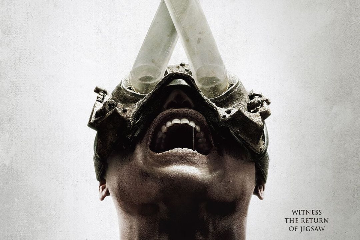 Poster terbaru dari film Saw X.