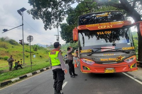 872 Kendaraan dari Jakarta dan Bandung Diminta Putar Balik di Pos Gentong Tasikmalaya