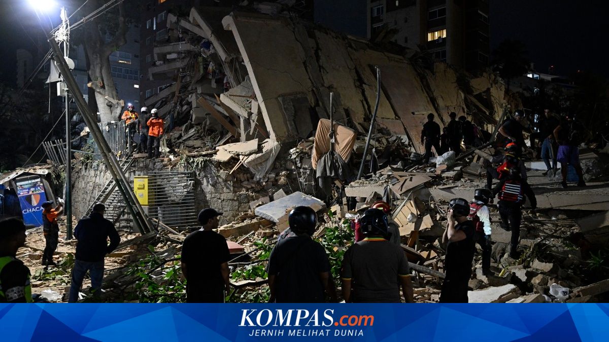 Updaet Gempa Venezuela: Korban Tewas 1.450 Jiwa, Harapan Mulai Menipis