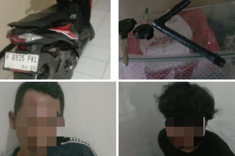 Akhir Duet Maling Motor di Tenjo Bogor, Kepergok Anggota Brimob Saat Beraksi