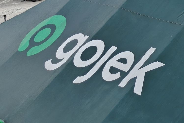 Ilustrasi logo Gojek.