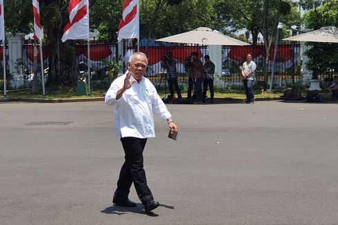 Eks Menteri PUPR Basuki Hadimuljono Tiba di Istana