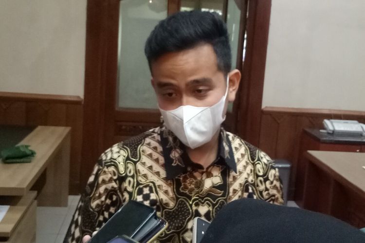 Wali Kota Solo Gibran Rakabuming Raka di Solo, Jawa Tengah, Senin (7/11/2022).