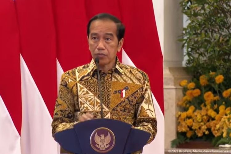 Jokowi: Larangan Ekspor Bahan Baku dan Minyak Goreng Sampai Batas Waktu  yang Ditentukan Kemudian Halaman all - Kompas.com