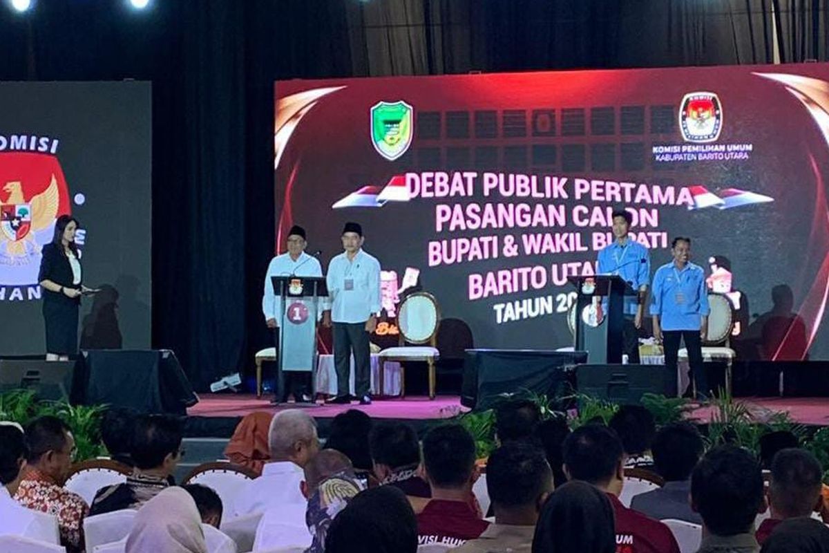 Debat Pilkada Barito Utara, Agi-Saja Janji Atasi Lahan Kritis Akibat Eksploitasi Industri