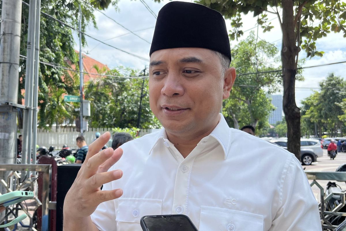 Wali Kota Surabaya, Eri Cahyadi, Sabtu (4/1/2025).