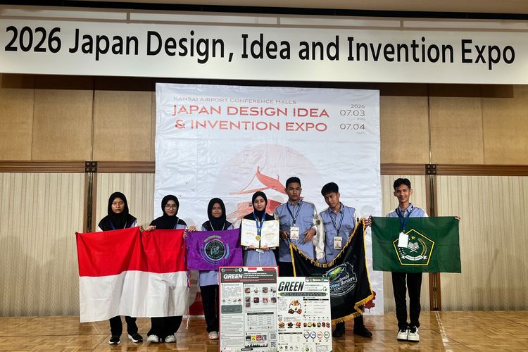 Sulap Limbah MBG Jadi Bata dan Genteng, Siswa MAN 1 Medan Menang Ajang Internasional di Jepang