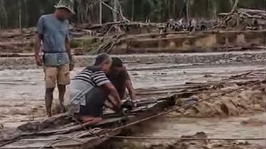 Jembatan Reje Payung Terputus, Warga Kecamatan Linge Aceh Tengah Kembali Terisolasi