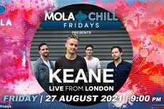 Keane Siap Sapa Penggemar di Mola Chill Fridays Malam Ini